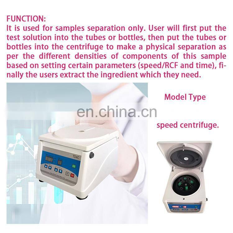 prp et intraspin centrifugeuse avec pour vente prf centrifuge machine with tube blood cell separator serum separation gel