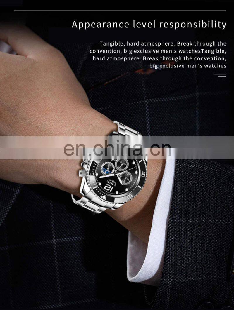 LIGE 8924 Quartz Watch For Men Sport Diver luxury men watch waterproof Date Clocks watches men