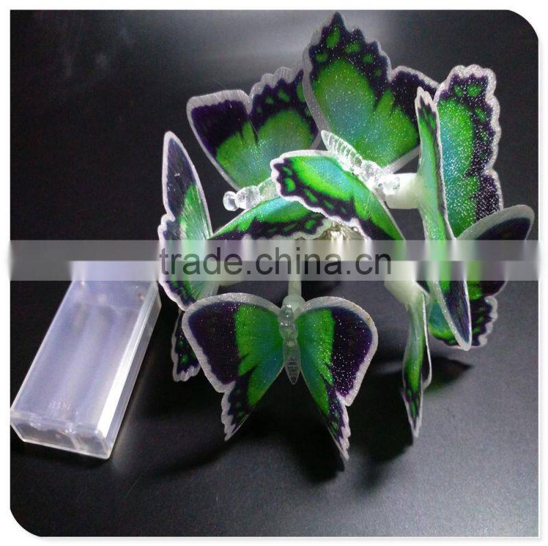 led battery operated christmas lights with christmas tree, snowflake, deers, flowers decoration china factory wholesale