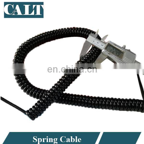 7 17 19 21 26 Cores Spring Spiral Cable for CNC Handheld Encoder Manual Pulse Generator