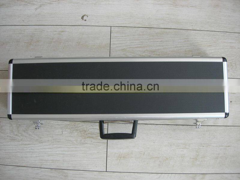 black aluminum case equipment gun case hard storage carry case