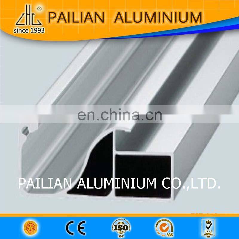 Powder coating aluminium furniture cabinet handles and Wood Grain Aluminium Frame Composite used