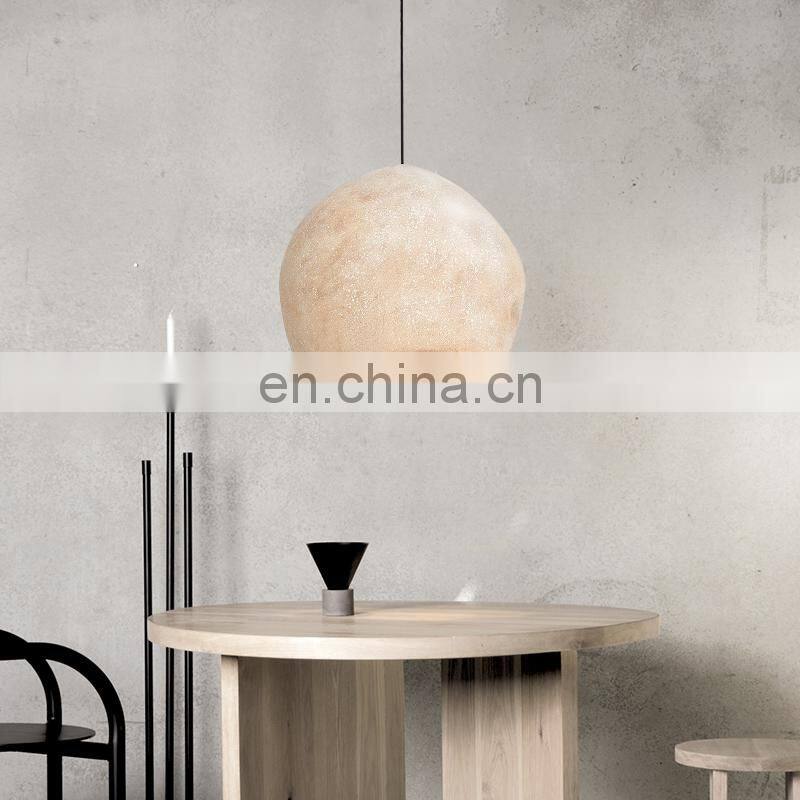 Nordic Minimalist Retro Cement Pendant Light for Restaurant Dining Room Coffee Hall Lighting Fixture