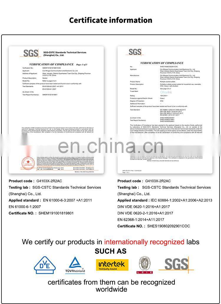 Daisy Chain Power Outlets With USB Charger