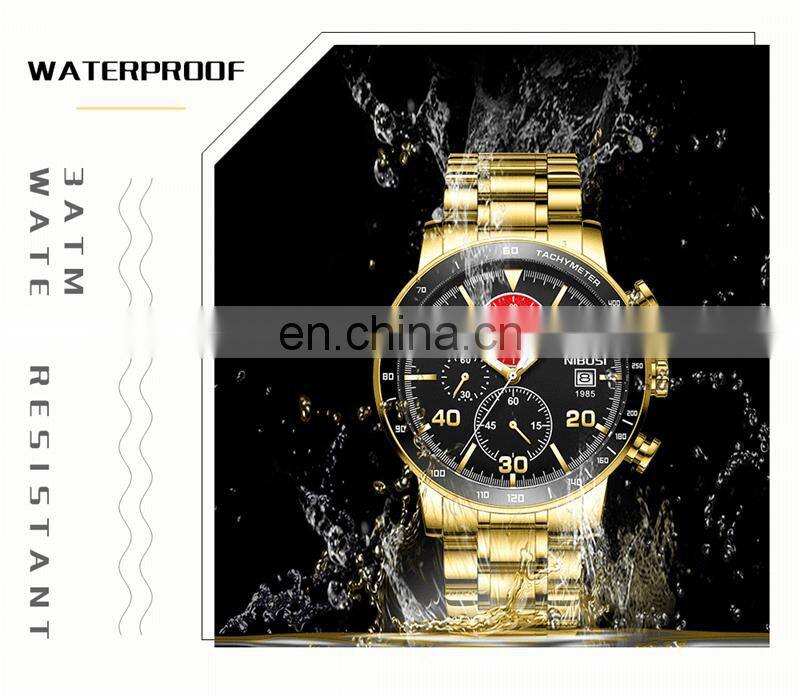 New Arrival NIBOSI Men Watch Top Brand Fashion Watches Relogio Masculino Military Quartz Wrist Watches Hot Clock