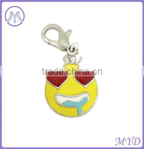 hot sale owl zinc alloy metal keychain,charm