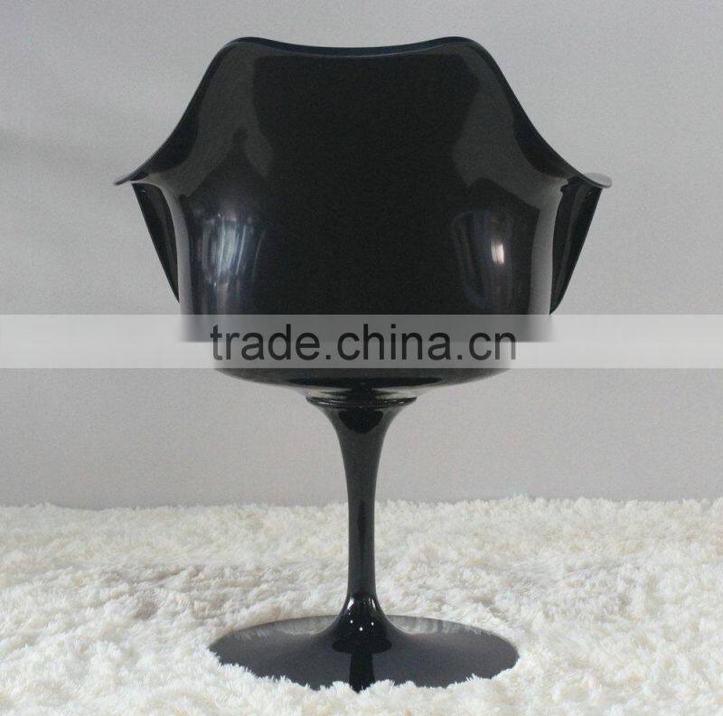 Commercial furniture ABS shell tulip arm chair bar chair