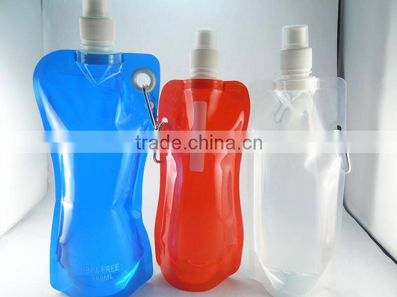 Japan/Korea plastic kids foldable water bottle