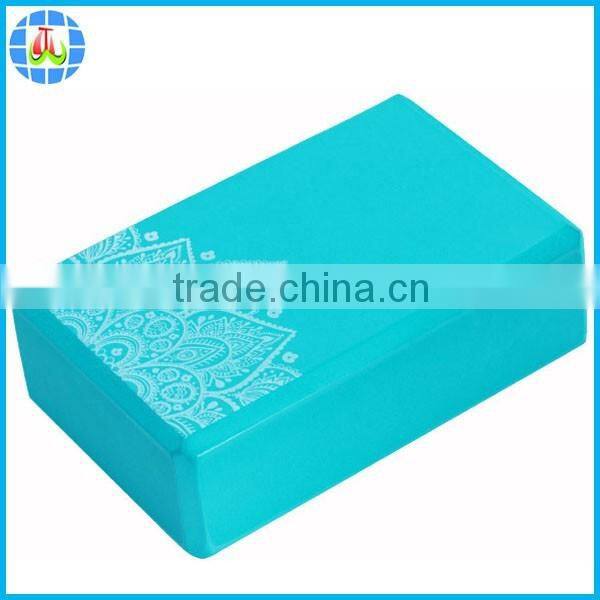 popular design best selling printed yoga block with high density