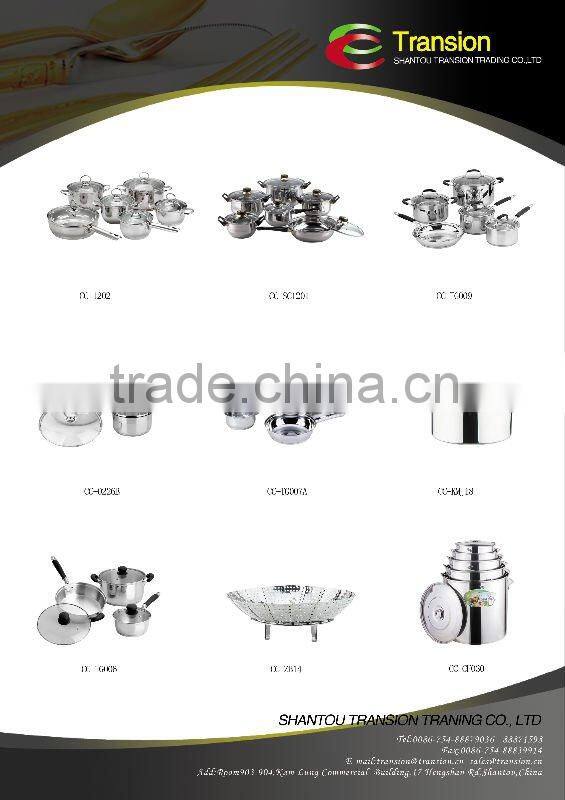Australia cookware sets 12pcs stainless steel cookware set