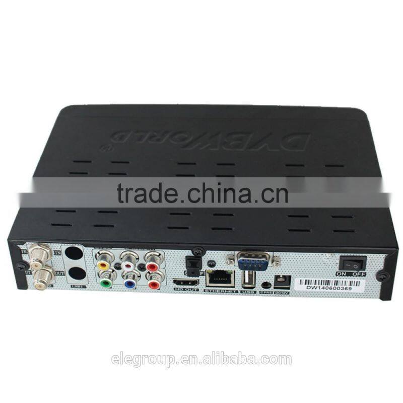 2016 New arrival V26 DVBWORLD combo hdtv satellite receiver for north america with jb200 tuner jyazbox v21
