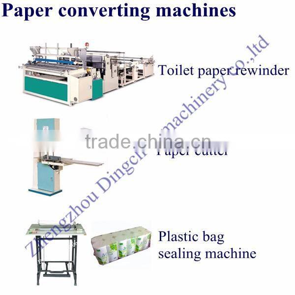 Automatic 1880mm Toilet Tissue Paper Embossing and Perforating Rewinder
