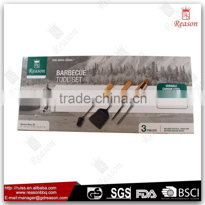 China Factory Outdoor cooking Utensils Long Handle BBQ Tools