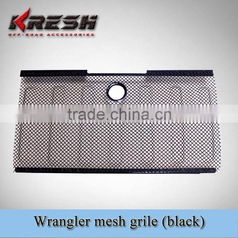 KRESH Brand made in china 4x4 SUV Car steel auto front mesh grille, wrangler fly net