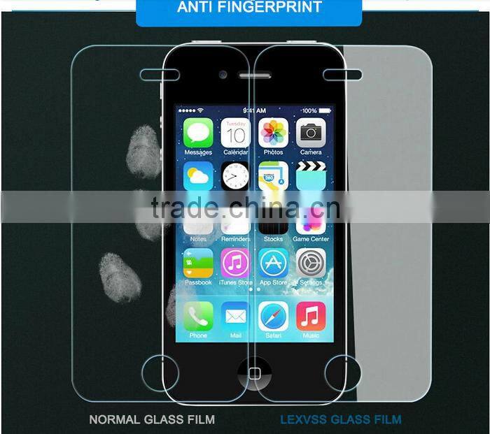 0.33mm 3D full size covered silk printing tempered glass screen protector film for Iphone 6/6s