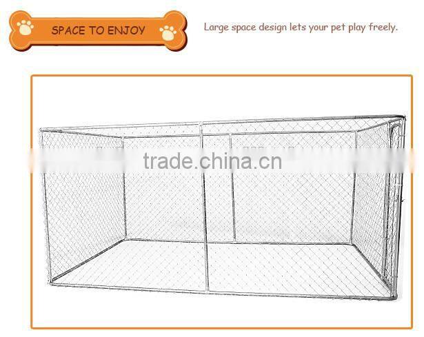 Alibaba China - fully welded 1 3/8" O.D. glavanized tubing frames 4 x 4 x 6 H Complete Kennel