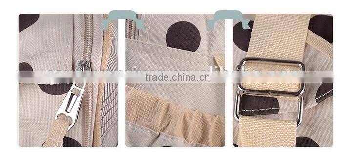 High quality large functional mommy bag cute baby diaper bag