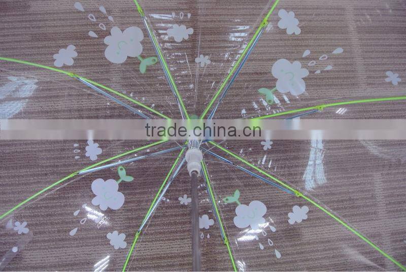 clear transparent PVC umbrella