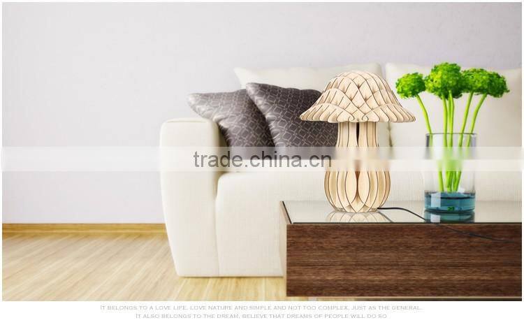 LED Wood table lamp LED Wooden table Light JK-879-13 2016 new style gloss wooden finish table lamp