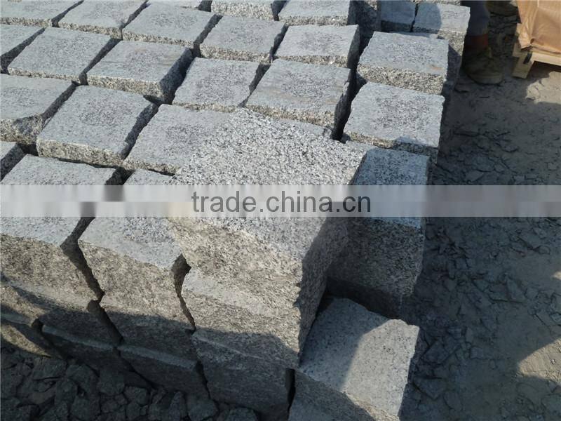 china cheapest grey granite cube for paving