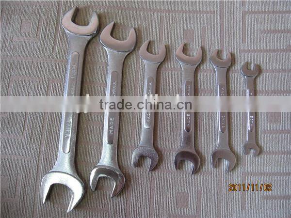 8*6-22 Carbon steel Double Open end spanner Set