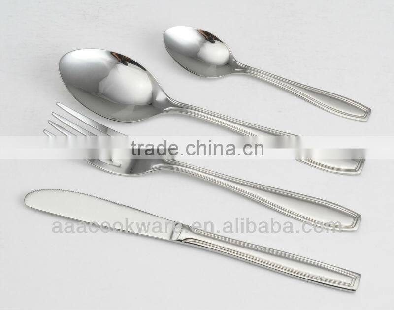 New Item 304 18/8 430 18/0 stainless steel flatware/tableware/cutlery crockery items