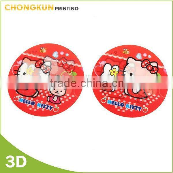 2015 POPULAR Puffy STICKERS, hello kitty STICKERS CARTOON STICKERS