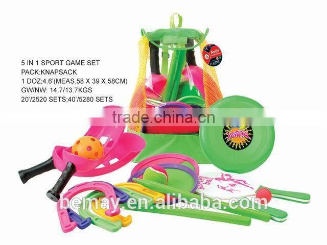 Full set sport game outdoor toy sport toy bags for kids