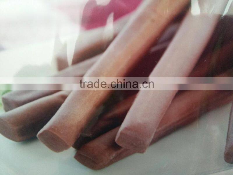 nutritious pet food with vegetable and fruit bully stick dry dog snack