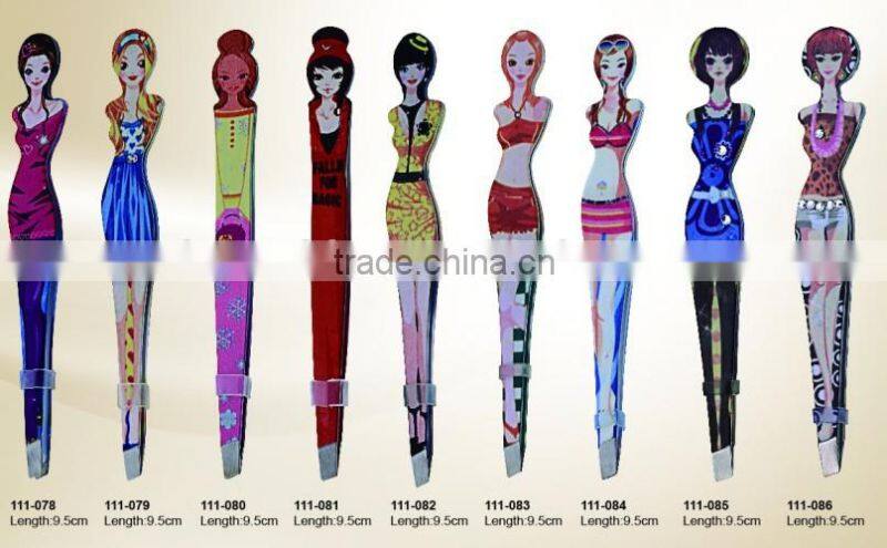 Girl design eyebrow tweezer