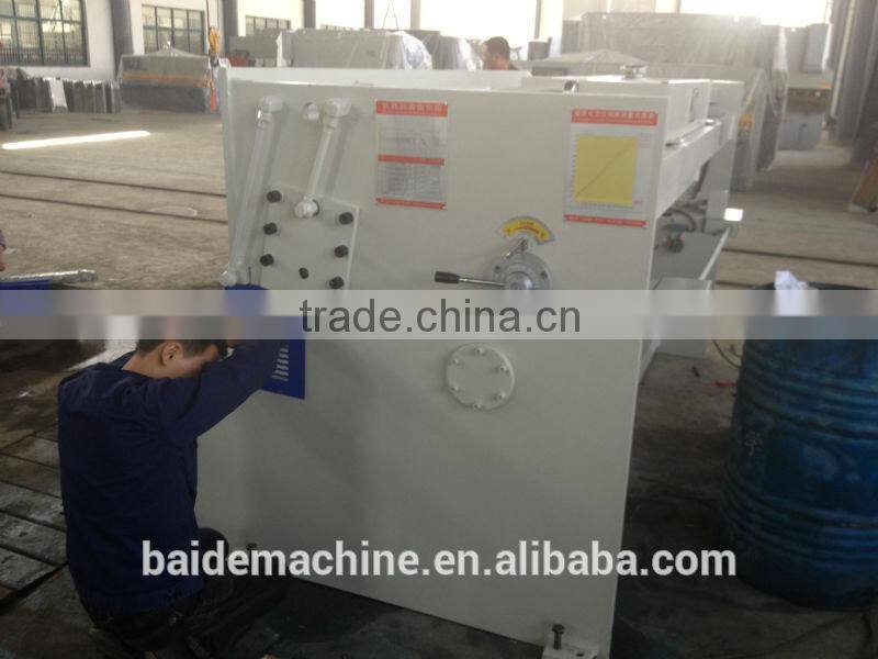 QC12K-10*2500 swing beam hydraulic shearing machineCNC hydraulic shearing machine for sale with a good quality