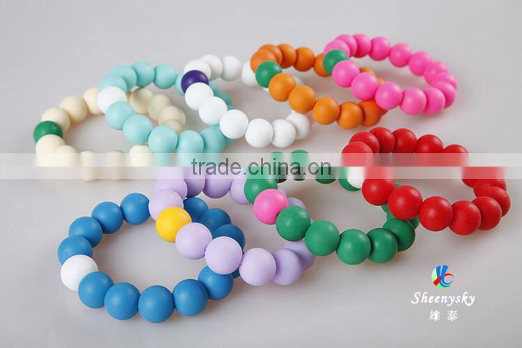 for mother to wear Silicone Chew Bead Bracelet