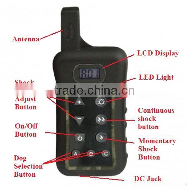 400meter LCD Display multi-dog system dog training suit