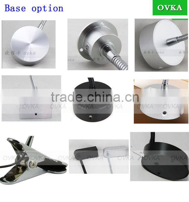 Bedside Reading Light LED Hotel Reading Lamp with Flexible Gooseneck