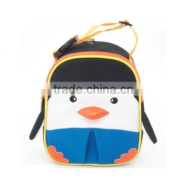 Backpack type children school lunch bag, custom design pattern kids lunch bag