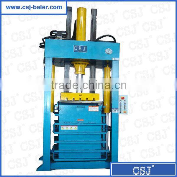 Textile waste baler hydraulic waste coarse linen clothes baler machine