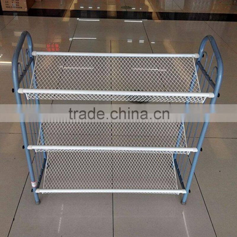 Stainless steel wall mounted corner shelf/Hot sale bathroom two tier shampoo holder /corner rack