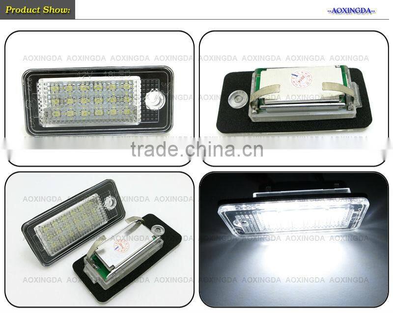 No error code LED number plate light for Q7 TDI A3 8P A6 4F