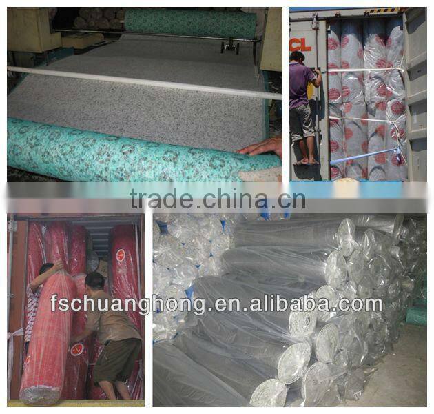 beauty polyurethane foam carpet underlay