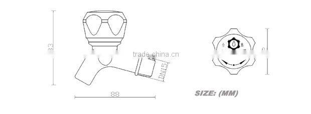 hoto faucet cartridge white plastic tap with great price