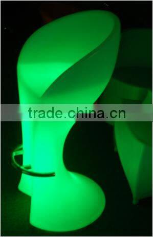 2015 led illuminated furniture bar chair.led 12V lamp,full color led chair for using or decors