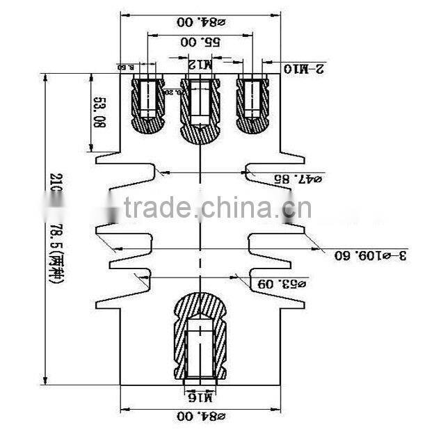 Manufacturer Supply ZNQ24-210 Epoxy High Voltage Post Insulator