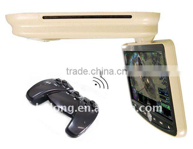 china Flip Down 12v Tv 9" Multi-media digital Panel car dvd lcd player