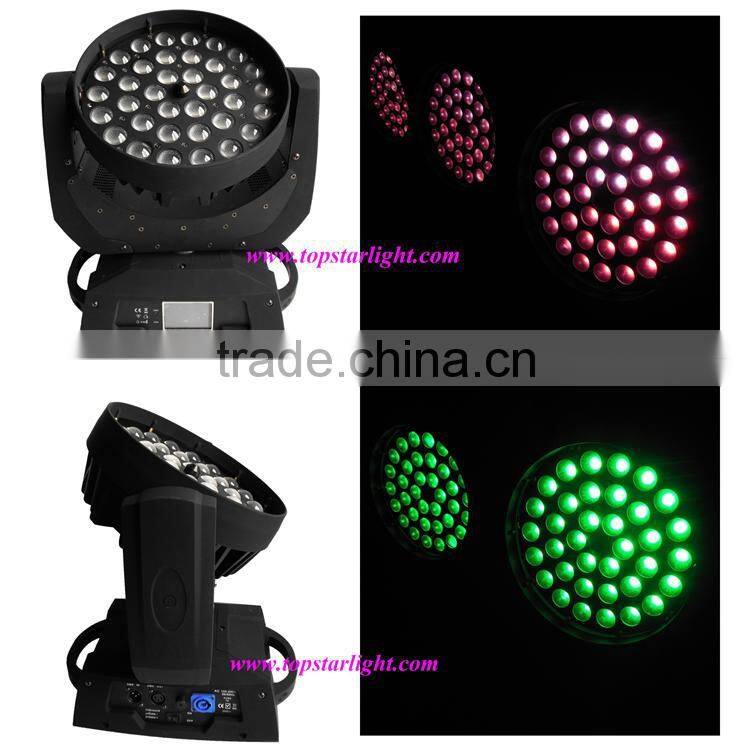 Hot LED moving head wash 36x10w zoom
