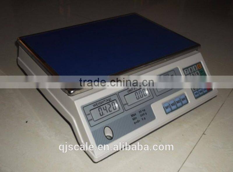 digital vegetable weighing price computing scale for market