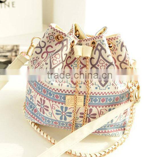Non toxic customized tote shoulder pu ladies bags