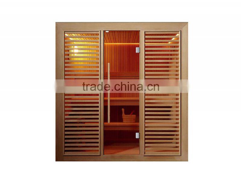 2015 new design red cedar sauna room 4-5 persons WS-1500