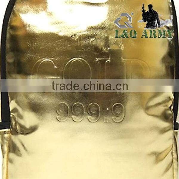 Golden Sublimation Backpack Laptop Backpack Bag