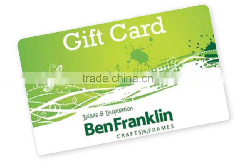 Plastic PVC Printable Shop Membership Card