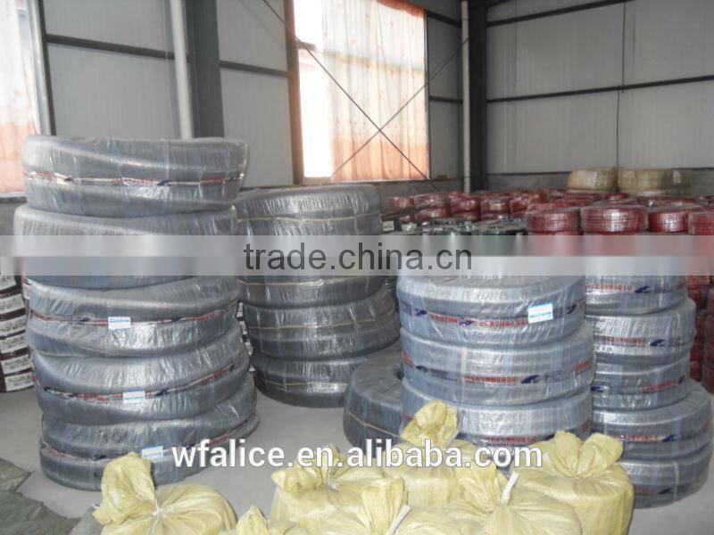 Corrugated PVC spiral steel wire reinforced hose